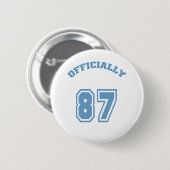 Badge Rond 5 Cm Officiellement 87 (Devant & derrière)