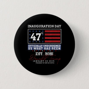 Badge Rond 5 Cm Officiellement Inoccupé Par Ce Qui A Été Trump Vic