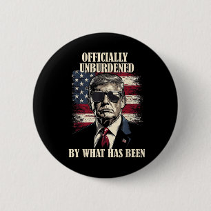 Badge Rond 5 Cm Officiellement Inoccupé Par Ce Qui A Été Trump Vic
