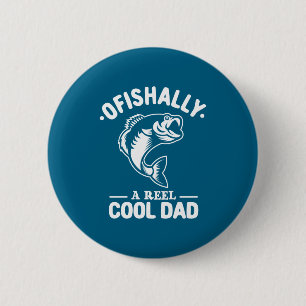 Badge Rond 5 Cm Officiellement un papa vraiment cool drôle amateur