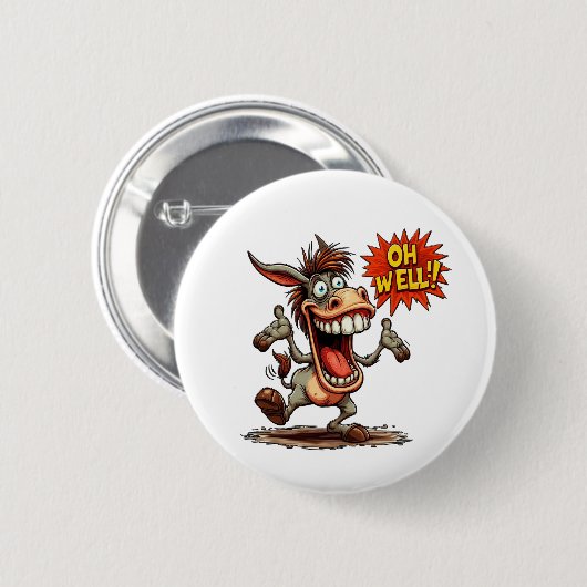 Badge Rond 5 Cm Oh, (Devant & derrière)