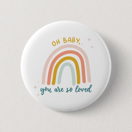 Badge Rond 5 Cm Oh Bébé, Tu Es Si Amoureux (Devant)
