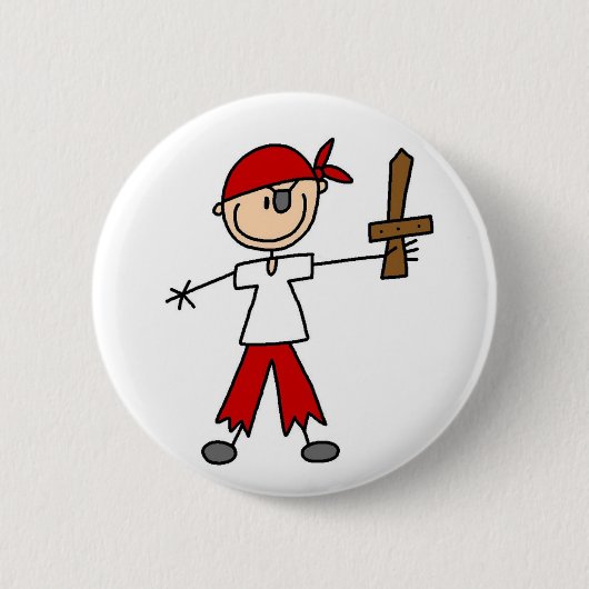 Badge Rond 5 Cm Oh bouton de pirate (Devant)