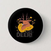 Badge Rond 5 Cm Oh Deer Creative Design (Devant)