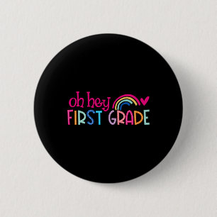 Badge Rond 5 Cm Oh Hey Première année Arc-en-ciel Joyeux Premier J