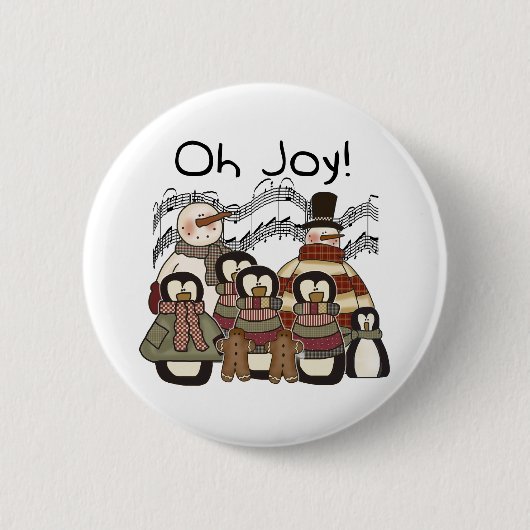 Badge Rond 5 Cm Oh Joy Christmas (Devant)