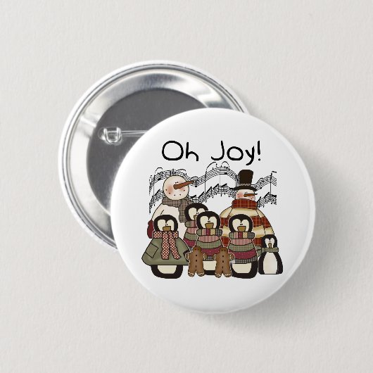 Badge Rond 5 Cm Oh Joy Christmas (Devant & derrière)