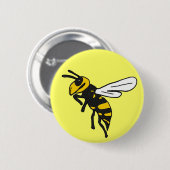 Badge Rond 5 Cm OH la guêpe folâtre le bouton (Devant & derrière)