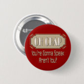Badge Rond 5 Cm Oh merde (Devant & derrière)