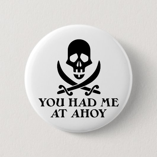 Badge Rond 5 Cm Oh pirate (Devant)