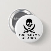 Badge Rond 5 Cm Oh pirate (Devant & derrière)