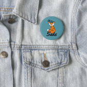 Badge Rond 5 Cm Oh, Pour Fox Sake (En situation)