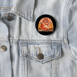 Badge Rond 5 Cm Oh Pour L'amour Du Renard Coussin Rond Mignon Et D