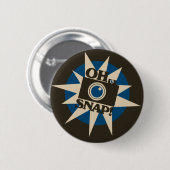 Badge Rond 5 Cm Oh rétro appareil-photo de rupture (Devant & derrière)