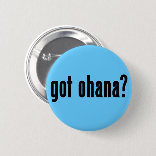 Badge Rond 5 Cm ohana obtenu ? (Devant & derrière)