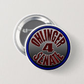 Badge Rond 5 Cm Ohlinger pour le Pin de sénat… (Devant & derrière)