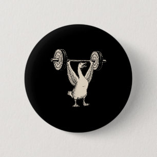 Badge Rond 5 Cm Oie Drôle Muscle Maman Gym Pompe Couvre Poids Fitn