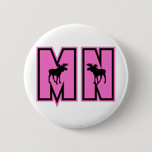 Badge Rond 5 Cm Oie du Minnesota