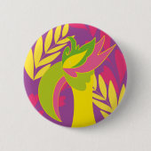 Badge Rond 5 Cm oiseau (Devant)