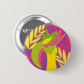 Badge Rond 5 Cm oiseau (Devant & derrière)