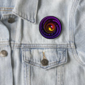 Badge Rond 5 Cm Oiseau (En situation)