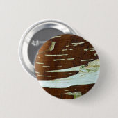 Badge Rond 5 Cm Oiseau d'Arbre Naturel (Devant & derrière)