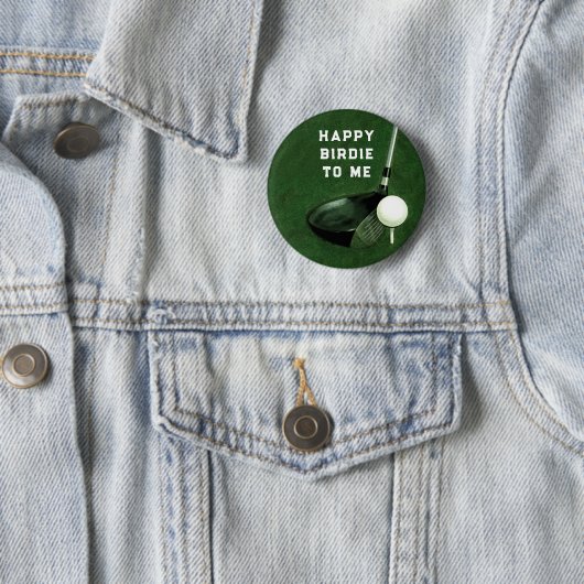 Badge Rond 5 Cm Oiseau de golf (En situation)
