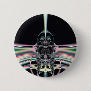 Badge Rond 5 Cm Oiseau funky