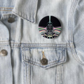 Badge Rond 5 Cm Oiseau funky (En situation)