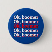 Badge Rond 5 Cm OK Boomer (Devant)