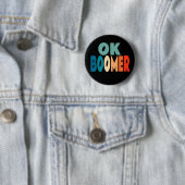 Badge Rond 5 Cm Ok Boomer (En situation)