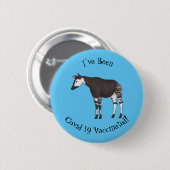 Badge Rond 5 Cm Okapi (Devant & derrière)