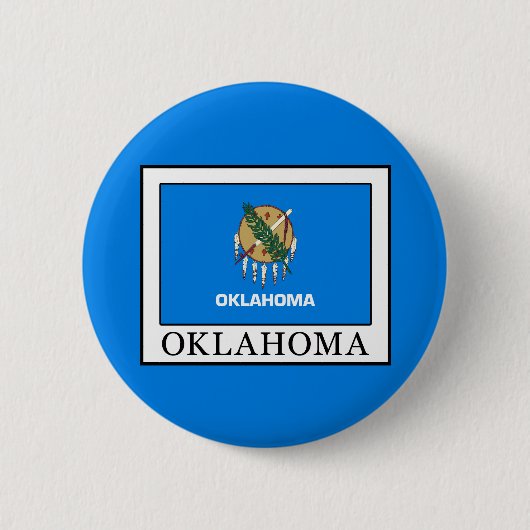 Badge Rond 5 Cm Oklahoma (Devant)
