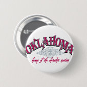 Badge Rond 5 Cm Oklahoma (Devant & derrière)