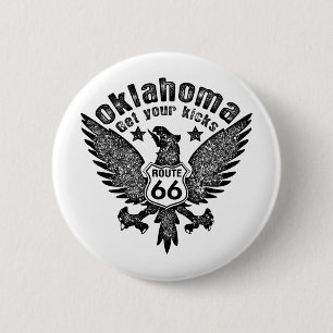 Badge Rond 5 Cm Oklahoma