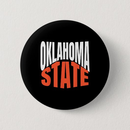 Badge Rond 5 Cm Oklahoma State (Devant)