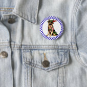 Badge Rond 5 Cm Oktoberfest berger allemand (En situation)