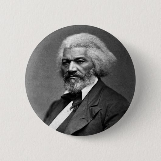 Badge Rond 5 Cm Old Fr3d3rick Bailey Douglas African American Hero (Devant)