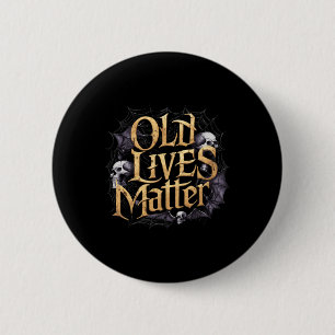 Badge Rond 5 Cm Old Lives Retro Horror Clic Rock Style Art Design