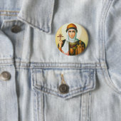 Badge Rond 5 Cm Olga (En situation)