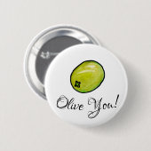 Badge Rond 5 Cm Olive (Devant & derrière)