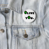 Badge Rond 5 Cm Olive vous (En situation)