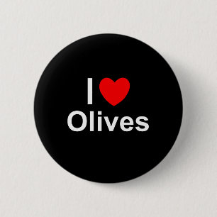 Badge Rond 5 Cm Olives