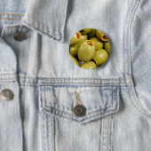 Badge Rond 5 Cm Olives vertes (En situation)