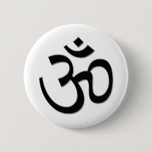BADGE ROND 5 CM OM SHANTI
