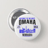 Badge Rond 5 Cm Omaha (Devant & derrière)
