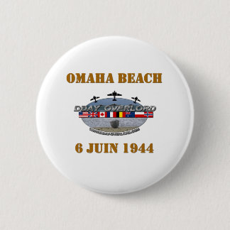 Badge Rond 5 Cm Omaha Beach 1944