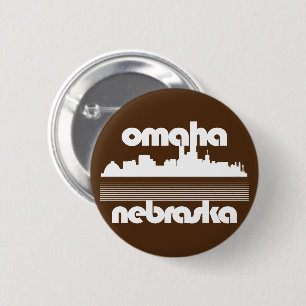 Badge Rond 5 Cm Omaha Nebraska