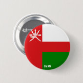 Badge Rond 5 Cm Oman Drapeau charmant patriotique (Devant & derrière)