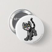 Badge Rond 5 Cm Ombre de Kougra (Devant & derrière)